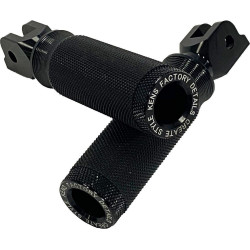 PartzBiz HD WP563-03050 - Kens Factory KFP-04 Black Next Level Rider Foot Pegs Harley M8 Softail 18-Up PartzBiz HD WP563-03050 - Kens Factory KFP-04 Black Next Level Rider Foot Pegs Harley M8 Softail 18-Up