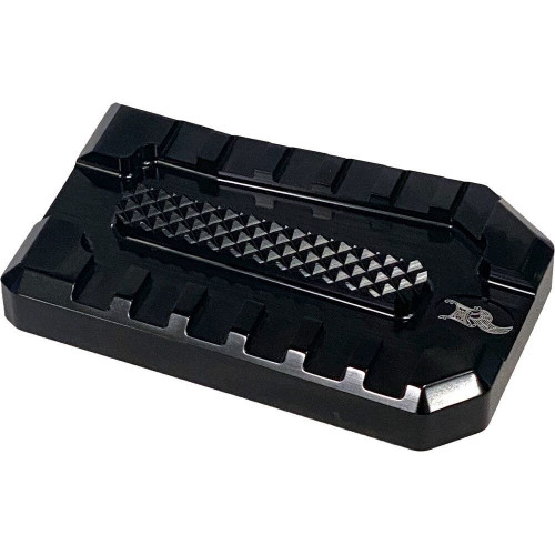 PartzBiz HD: 4413872-Kens Factory KFP-06 Black Next Level Brake Pedal Harley Softail Touring 86-Up