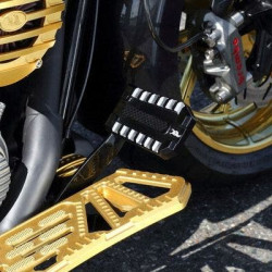 PartzBiz HD WP563-03061 - Kens Factory KFP-07 Black Cut Next Level Brake Pedal Harley Softail Touring 86-Up PartzBiz HD WP563-03061 - Kens Factory KFP-07 Black Cut Next Level Brake Pedal Harley Softail Touring 86-Up