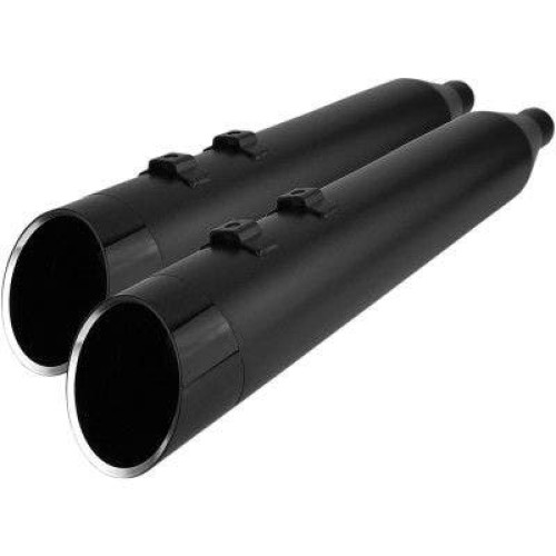 PartzBiz HD: 4413834-Khrome Werks 202855 HP Plus Black Edge 4.5" Slip-On Mufflers Harley TC FLH 96-16 | 202855 PartzBiz HD: 4413834-Khrome Werks 202855 HP Plus Black Edge 4.5" Slip-On Mufflers Harley TC FLH 96-16 | 202855