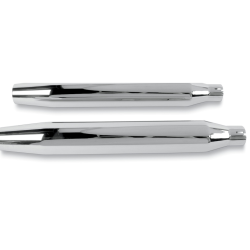 PartzBiz HD DS18010154 - Khrome Werks 3 ” HP-Plus Chrome Tapered Slip on Mufflers Harley Sportster 04-13 | 202400