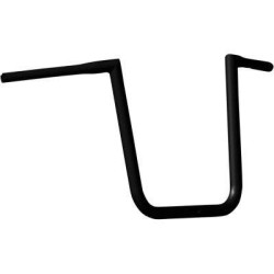 PartzBiz HD DS06015395 - Khrome Werks Black 12" Buck-25 1.5" Handlebars TBW Harley FLTR Touring 15-20 0601-5393 06015393 electra road street glide king davidson best for buy