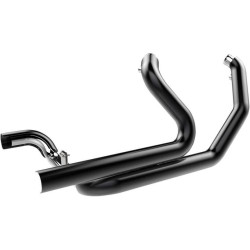 PartzBiz HD DS18020328 - Khrome Werks Black 2-into-2 Crossover Headers Head Pipes Exhaust 09-16 FLH/T | 200860