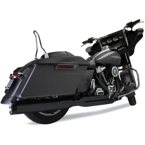PartzBiz HD: 4413768-Khrome Werks Black 4.5" Outlaw 2-1 Exhaust System Harley Touring M8 17+ No Tip | 200775