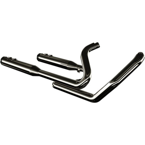 PartzBiz HD: 4413721-Khrome Werks Eclipse 2 Into 2 Full System Exhaust Stepped Header w/ Crossover  | 201830