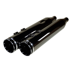 PartzBiz HD DS18011498 - Khrome Werks HP Plus "Scorched Chrome" Eclipse 4.5 Slip-On Mufflers Harley M8 FL | 201670 PartzBiz HD DS18011498 - Khrome Werks HP Plus "Scorched Chrome" Eclipse 4.5 Slip-On Mufflers Harley M8 FL | 201670
