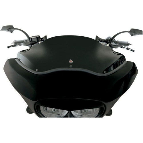 PartzBiz HD: 4413603-Klock Werks 8 ” กระจกบังลมสีดำสำหรับ Harley Road Glide FLTR FLTRX 98-13 | KW05-01-0190