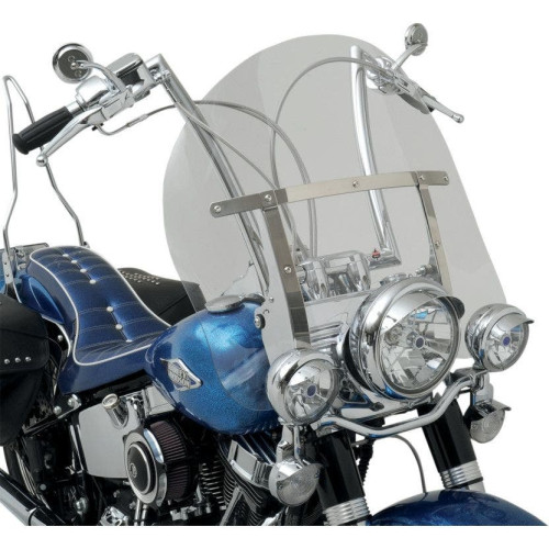 PartzBiz HD: 4413564-Klock Werks Clear 17 ” Flare Billboard Replacement Windshield Harley FLST Softail | KW05-02-0235