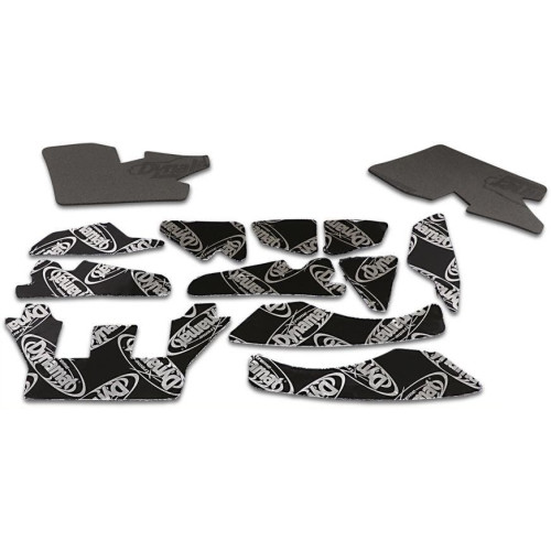 PartzBiz HD: 4413532-Klock Werks Flare Series Black Relief Windshield Trim for Harley Batwing 14-16 | KW05-01-0367