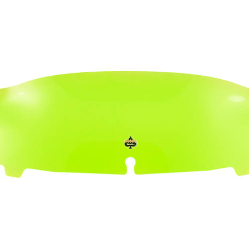 PartzBiz HD: 4413486-Klock Werks Ice Kolor Green 6.5" Flare Windshield for Harley FLH Batwing 14-22 | KWW-01-0646