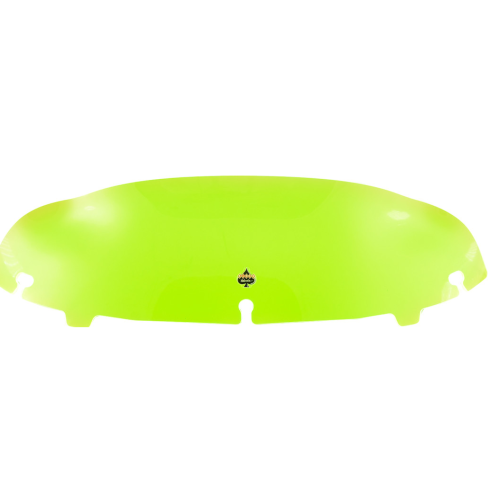 PartzBiz HD: 4413487-Klock Werks Ice Kolor Green 6.5" Flare Windshield for Harley FLH Batwing 96-13 | KWW-01-0641