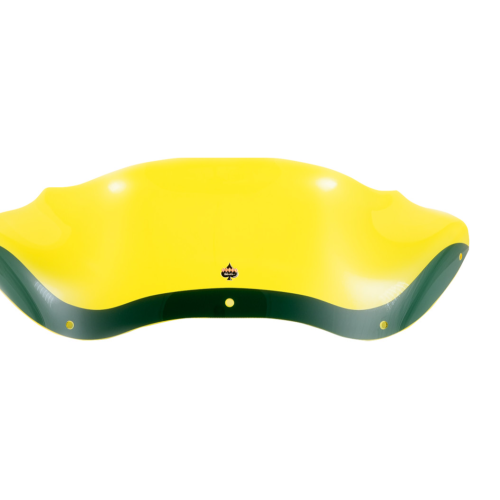 PartzBiz HD: 4413465-Klock Werks Ice Kolor Yellow 8" Flare Windshield for Harley FLTR Road Glide 98-13 | KWW-01-0624