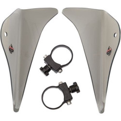 PartzBiz HD DS23500480 - Klock Werks UTV Dark Smoke Flare Wings Universal Polaris Fit KW05-010426-DS