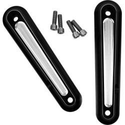 PartzBiz HD DS20201927 - Kodlin USA Black Contrast Legit Elypse Turn Signals Harley Touring 94-Up K68468