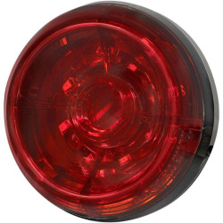PartzBiz HD DS20101397 - Koso HB035020 Solar Red 3-3/8" Round Motorcycle LED Brake Taillight Running Light Bright Harley Davidson Indian Yamaha Triumph Suzuki Custom Chopper Softail Sportster Touring Dyna Street Stop Fender Lighting Upgrade Replacement PartzBiz HD DS20101397 - Koso HB035020 Solar Red 3-3/8" Round Motorcycle LED Brake Taillight Running Light Bright Harley Davidson Indian Yamaha Triumph Suzuki Custom Chopper Softail Sportster Touring Dyna Street Stop Fender Lighting Upgrade Replacement