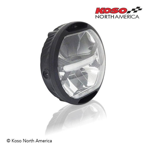 PartzBiz HD: 4413277-Koso อเมริกาเหนือ GA002000 Thunderbolt 6.7 ” ไฟหน้ารถจักรยานยนต์ LED Harley Davidson Yamaha Suzuki Victory Kawasaki Honda 2001-1816 20011816