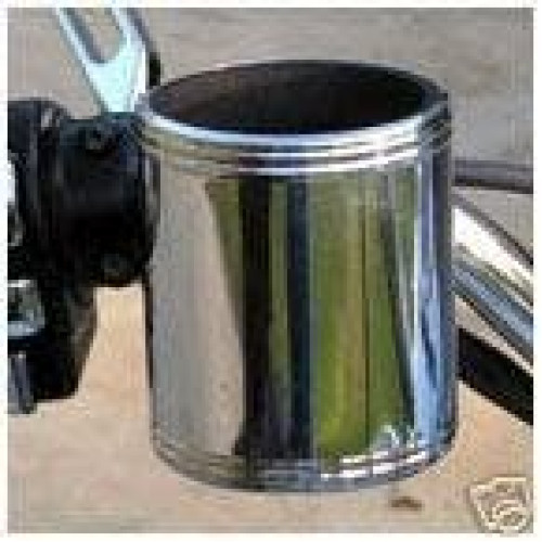 PartzBiz HD: 4413287-Kruzer Kaddy 200 รถจักรยานยนต์ ATV Chrome ถ้วยผู้ถือเครื่องดื่ม 7/8 ” 1 ” 1 1/4 ”