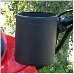 PartzBiz HD AE300BL - Kruzer Kaddy Motorcycle / ATV Black Cup Holder | 