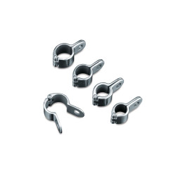 PartzBiz HD KA1000 - Kuryakyn 1000 Chrome 1-1/4 ” Magnum Quick Clamps คู่ Harley & Metric Engine Guard