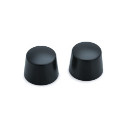 PartzBiz HD KA1229 - Kuryakyn 1229 Black Front 25mm Axle Nut Covers 07-18 Softail Touring Dyna V-Rod PartzBiz HD KA1229 - Kuryakyn 1229 Black Front 25mm Axle Nut Covers 07-18 Softail Touring Dyna V-Rod