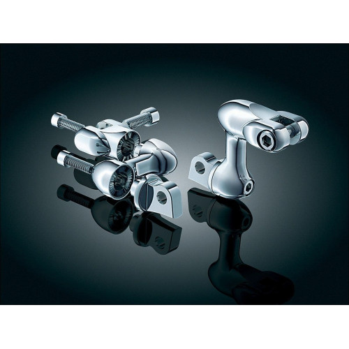 PartzBiz HD: 4413247-Kuryakyn Chrome 2" Adjustable Lockable Offset Male Mount Foot Pegs Mounts (pr) | 4556 PartzBiz HD: 4413247-Kuryakyn Chrome 2" Adjustable Lockable Offset Male Mount Foot Pegs Mounts (pr) | 4556
