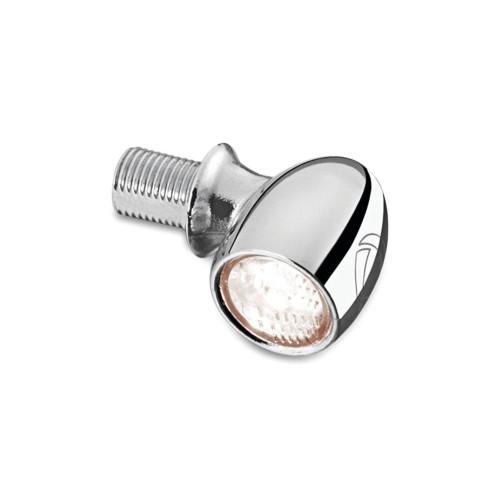 PartzBiz HD: 4413229-Kuryakyn 2524 Chrome Kellermann Bullett Atto White LED Running Light Front Rear 481893