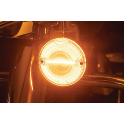 PartzBiz HD KA2935 - Kuryakyn 2935 LuminEZ LED ไฟเลี้ยวหน้า 1157 Amber/Amber 3-1/4” Flat PartzBiz HD KA2935 - Kuryakyn 2935 LuminEZ LED ไฟเลี้ยวหน้า 1157 Amber/Amber 3-1/4” Flat