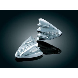 PartzBiz HD KA3767 - Kuryakyn 3767 Chrome ภายใน Fairing Mirror Block ปิดฝาครอบแผ่น 06-13 Harley FLHX PartzBiz HD KA3767 - Kuryakyn 3767 Chrome ภายใน Fairing Mirror Block ปิดฝาครอบแผ่น 06-13 Harley FLHX