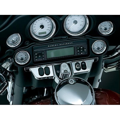 PartzBiz HD: 4413112-Kuryakyn 3783 Chrome Fairing Switch Panel Accent for Harley FLH/X '96-'13