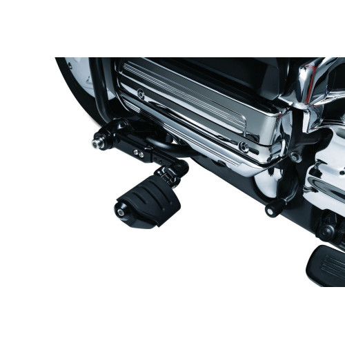 PartzBiz HD: 4413116-Kuryakyn 3990 Gloss Black Ergo III Trident Dually ISO-Pegs Honda GL1800 F6B Valkyrie | 3990