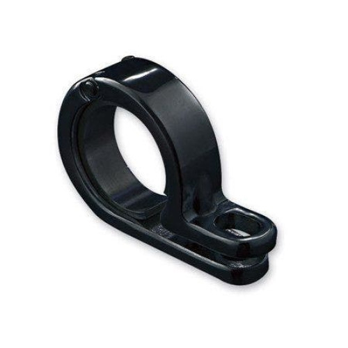 PartzBiz HD: 4413123-Kuryakyn 4023 Gloss Black Universal P-Clamp for 1-1/8"/1-1/4" Tubing Sold Each