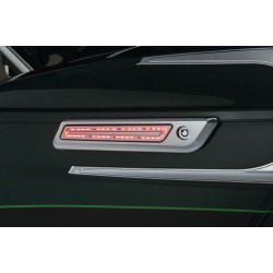 PartzBiz HD KA5476 - Kuryakyn 5476 Chrome LED Saddlebag บานพับสำเนียง 14-19 Harley-Davidson Touring 486952 486-952