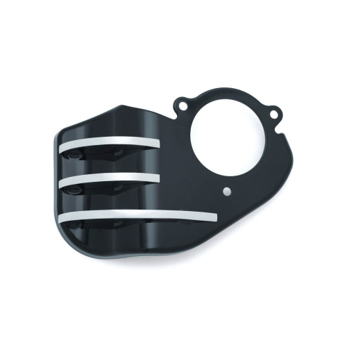 PartzBiz HD: 4413060-Kuryakyn 5685 Jim Nasi Chrome Finned Signature Series Offset Servo EFI Cover