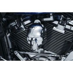 PartzBiz HD KA5730 - Kuryakyn 5730 Chrome 3D Skull Horn สำหรับ Harley Waterfall Horn 17-18 PartzBiz HD KA5730 - Kuryakyn 5730 Chrome 3D Skull Horn สำหรับ Harley Waterfall Horn 17-18