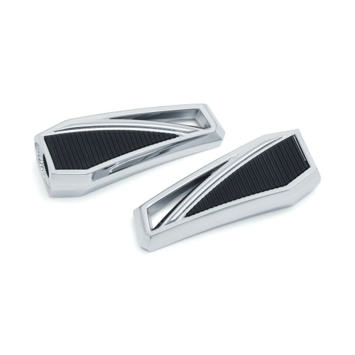 PartzBiz HD: 4413034-Kuryakyn 5760 Chrome Phantom Footpegs ไม่มีอะแดปเตอร์ Harley OEM Stock Mounts 485080 PartzBiz HD: 4413034-Kuryakyn 5760 Chrome Phantom Footpegs ไม่มีอะแดปเตอร์ Harley OEM Stock Mounts 485080