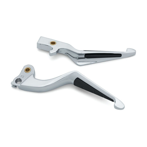 PartzBiz HD: 4413011-Kuryakyn 5778 Chrome Iso Ergonomic คันเบรคและคลัตช์ 18-19 รุ่นอินเดีย 486955 486-955