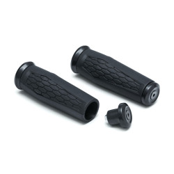 PartzBiz HD KA5927 - Kuryakyn 5927 Satin Black Universal Hex Grips 1” เส้นผ่านศูนย์กลางพร้อมปลายเปิด Harley Davidson 06302365 0630-2365 PartzBiz HD KA5927 - Kuryakyn 5927 Satin Black Universal Hex Grips 1” เส้นผ่านศูนย์กลางพร้อมปลายเปิด Harley Davidson 06302365 0630-2365