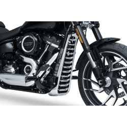 PartzBiz HD KA6464 - Kuryakyn 6464 Chrome Precision สปอยเลอร์คาง 18-19 Harley-Davidson Softail FL 485118 485-118