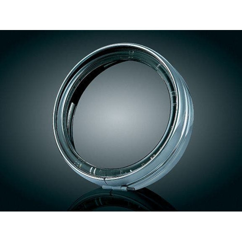 PartzBiz HD: 4412817-Kuryakyn 7749 Chrome L.E.D. Halo Headlight Trim Ring Bezel Harley FXS XL 5 3/4"