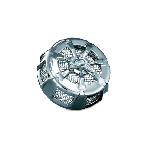 PartzBiz HD: 4412753-Kuryakyn 9439 Chrome Alley Cat ฝาครอบกรองอากาศ Harley Touring Dyna Softail | 9439 PartzBiz HD: 4412753-Kuryakyn 9439 Chrome Alley Cat ฝาครอบกรองอากาศ Harley Touring Dyna Softail | 9439
