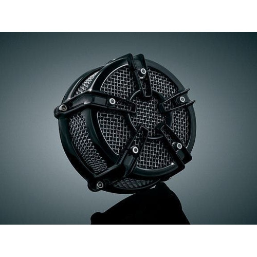PartzBiz HD: 4412758-Kuryakyn 9575 Gloss Black Mach 2 Co-Ax Air Cleaner '93-'99 EVO Big Twin PartzBiz HD: 4412758-Kuryakyn 9575 Gloss Black Mach 2 Co-Ax Air Cleaner '93-'99 EVO Big Twin