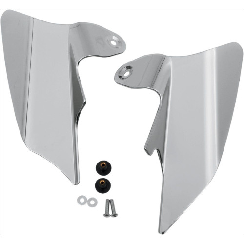 PartzBiz HD: 4412710-Kuryakyn Reflective Smoke Saddle Shields Heat Deflectors for Harley FLH/T 97-07 | 1188
