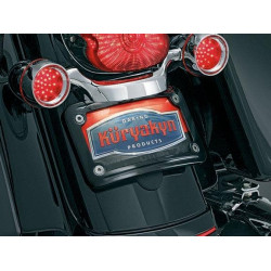 PartzBiz HD KA3149 - Kuryakyn 3149 กรอบป้ายทะเบียนป้ายโค้งสีดำ Harley 06-09 FLHX PartzBiz HD KA3149 - Kuryakyn 3149 กรอบป้ายทะเบียนป้ายโค้งสีดำ Harley 06-09 FLHX
