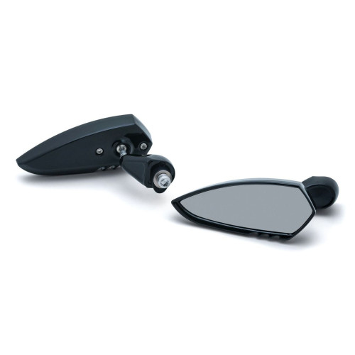 PartzBiz HD: 4412667-Kuryakyn Black Fairing Mounted Scythe Mirrors for Harley Batwing Fairing 14-16 | 1816 PartzBiz HD: 4412667-Kuryakyn Black Fairing Mounted Scythe Mirrors for Harley Batwing Fairing 14-16 | 1816