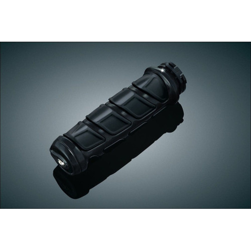 PartzBiz HD: 4412628-Kuryakyn Black & Rubber Kinetic Hand Grips สำหรับ Kawasaki Suzuki Yamaha & Victory | 6376 PartzBiz HD: 4412628-Kuryakyn Black & Rubber Kinetic Hand Grips สำหรับ Kawasaki Suzuki Yamaha & Victory | 6376