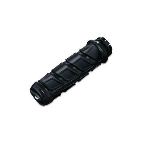 PartzBiz HD: 4412629-Kuryakyn Black & Rubber Kinetic Hand Grips Honda Suzuki Metric Models 1” Bars | 6373 PartzBiz HD: 4412629-Kuryakyn Black & Rubber Kinetic Hand Grips Honda Suzuki Metric Models 1” Bars | 6373