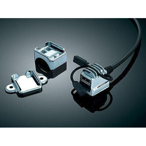 PartzBiz HD: 4412609-Kuryakyn Black USB Power Port Universal 1" Dual Standard 2 Slot Motorcycle 1703 PartzBiz HD: 4412609-Kuryakyn Black USB Power Port Universal 1" Dual Standard 2 Slot Motorcycle 1703