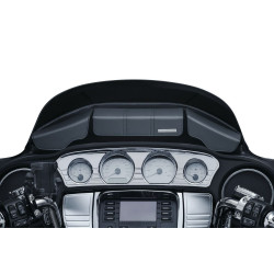PartzBiz HD KA5261 - Kuryakyn Black Vinyl Batwing Fairing Pouch Bag for Harley FLH/T 14-17 | 5261 PartzBiz HD KA5261 - Kuryakyn Black Vinyl Batwing Fairing Pouch Bag for Harley FLH/T 14-17 | 5261