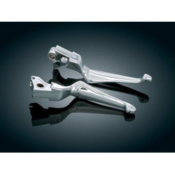 PartzBiz HD KA1038 - Kuryakyn Boss Blades Lever Set Cable for Harley with Cable Clutch | 1038 PartzBiz HD KA1038 - Kuryakyn Boss Blades Lever Set Cable for Harley with Cable Clutch | 1038