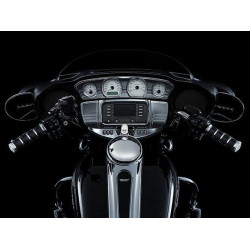 PartzBiz HD KA7283 - Kuryakyn Chrome Batwing Dash Switch Panel Accent Cover Harley 14-17 7283 PartzBiz HD KA7283 - Kuryakyn Chrome Batwing Dash Switch Panel Accent Cover Harley 14-17 7283